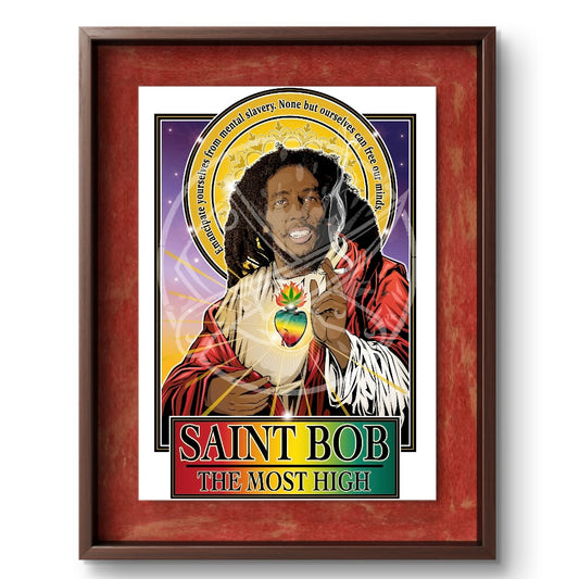 Saint Bob The Most High Poster Cleaverandblade.com