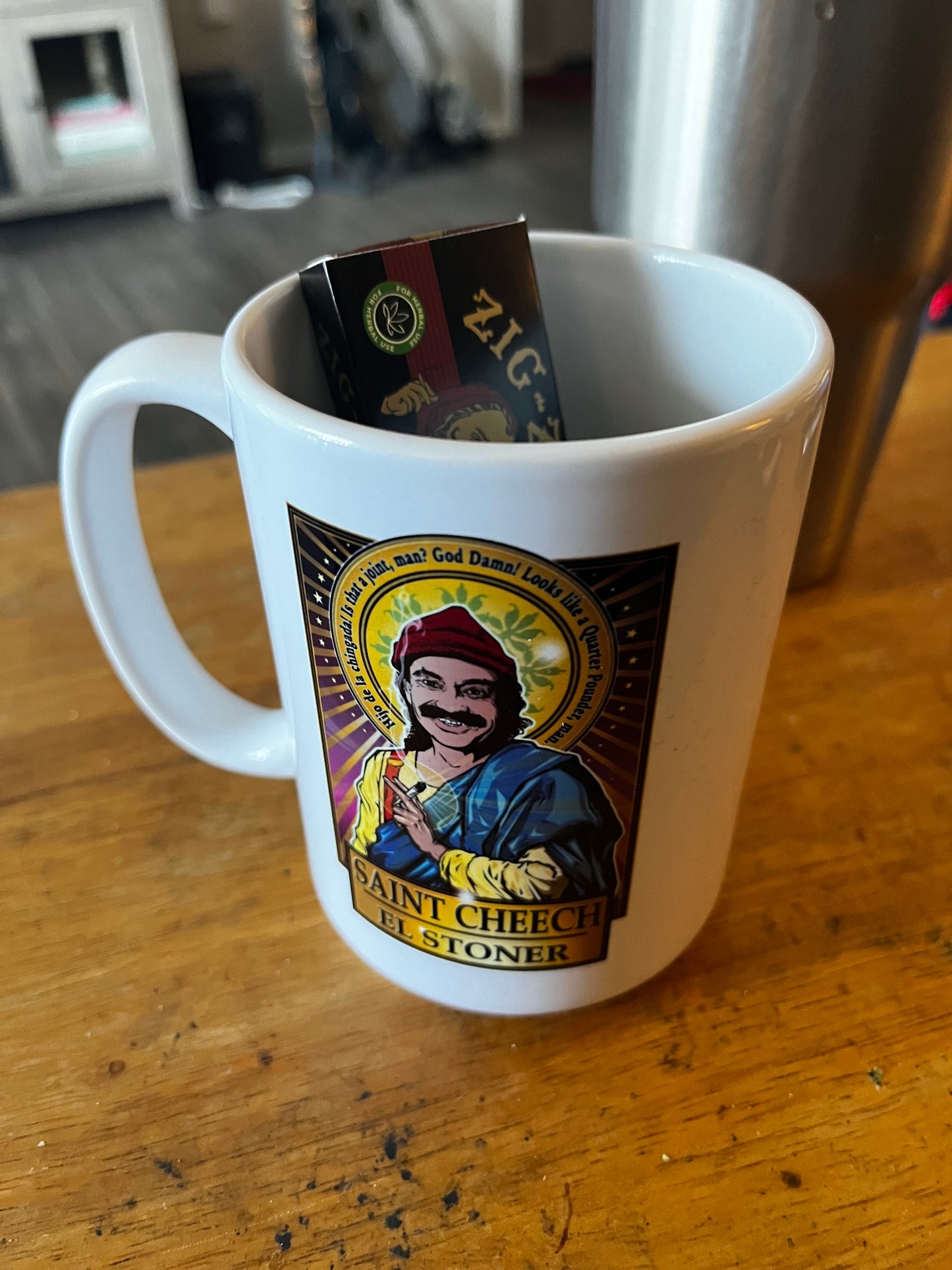 SAINT CHEECH “EL STONER” MUG | CLEAVER & BLADE®