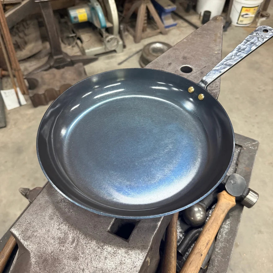 Cleaver & Blade Country Skillet – Hand Forged Steel Pan USA | The Foundry Series