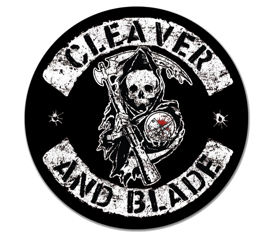Chef’s 6-Pack Sticker Bundle | 7 Premium Vinyl Kitchen Stickers | Cleaver & Blade