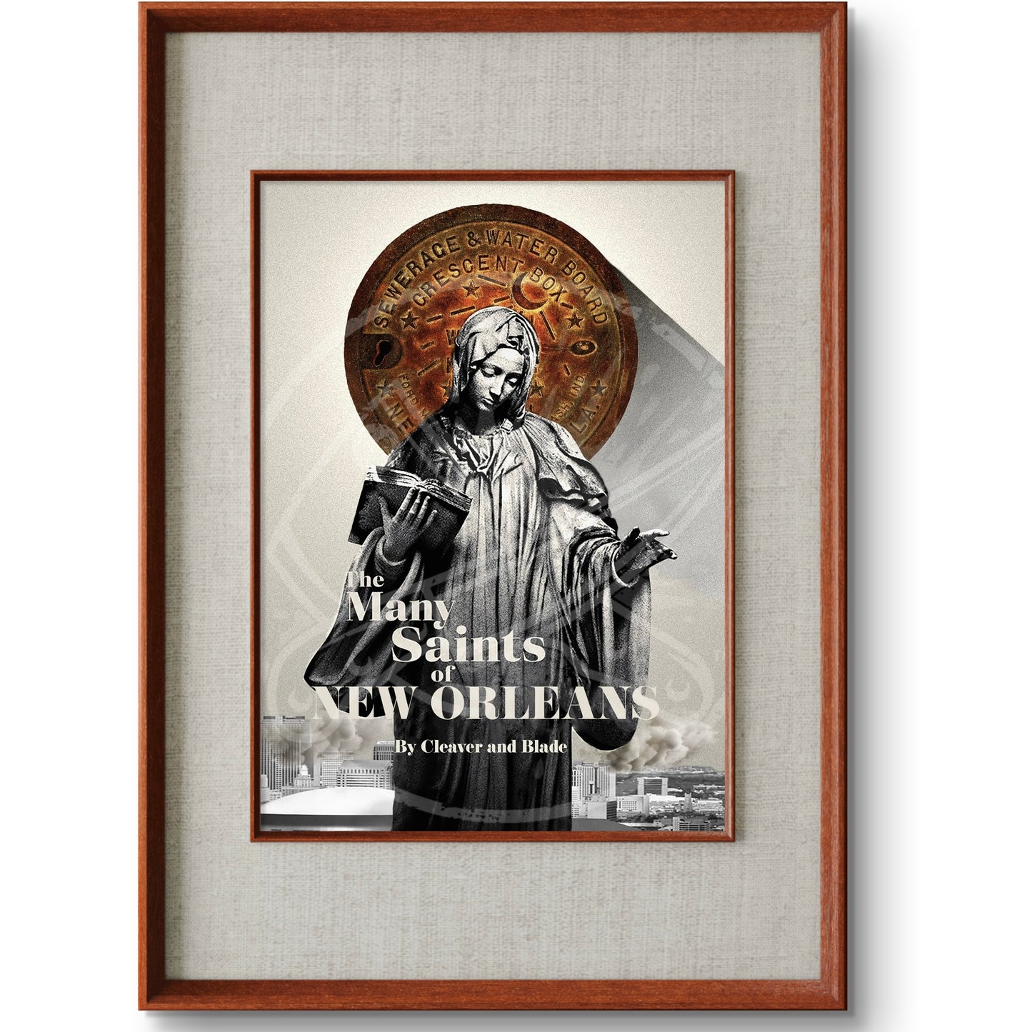 The Many Saints of New Orleans Poster Cleaverandblade.com