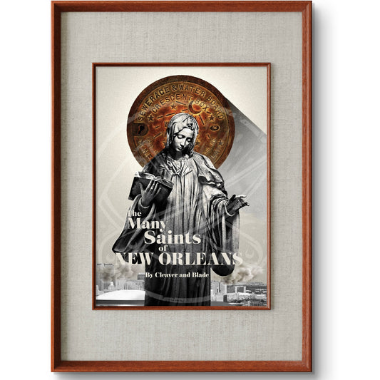 The Many Saints of New Orleans Poster Cleaverandblade.com