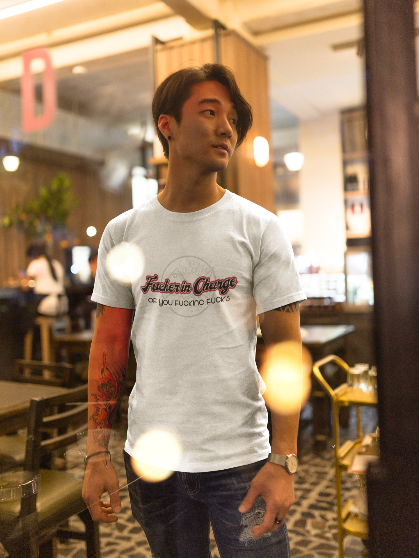 Fucker in Charge T-Shirt Cleaverandblade.com