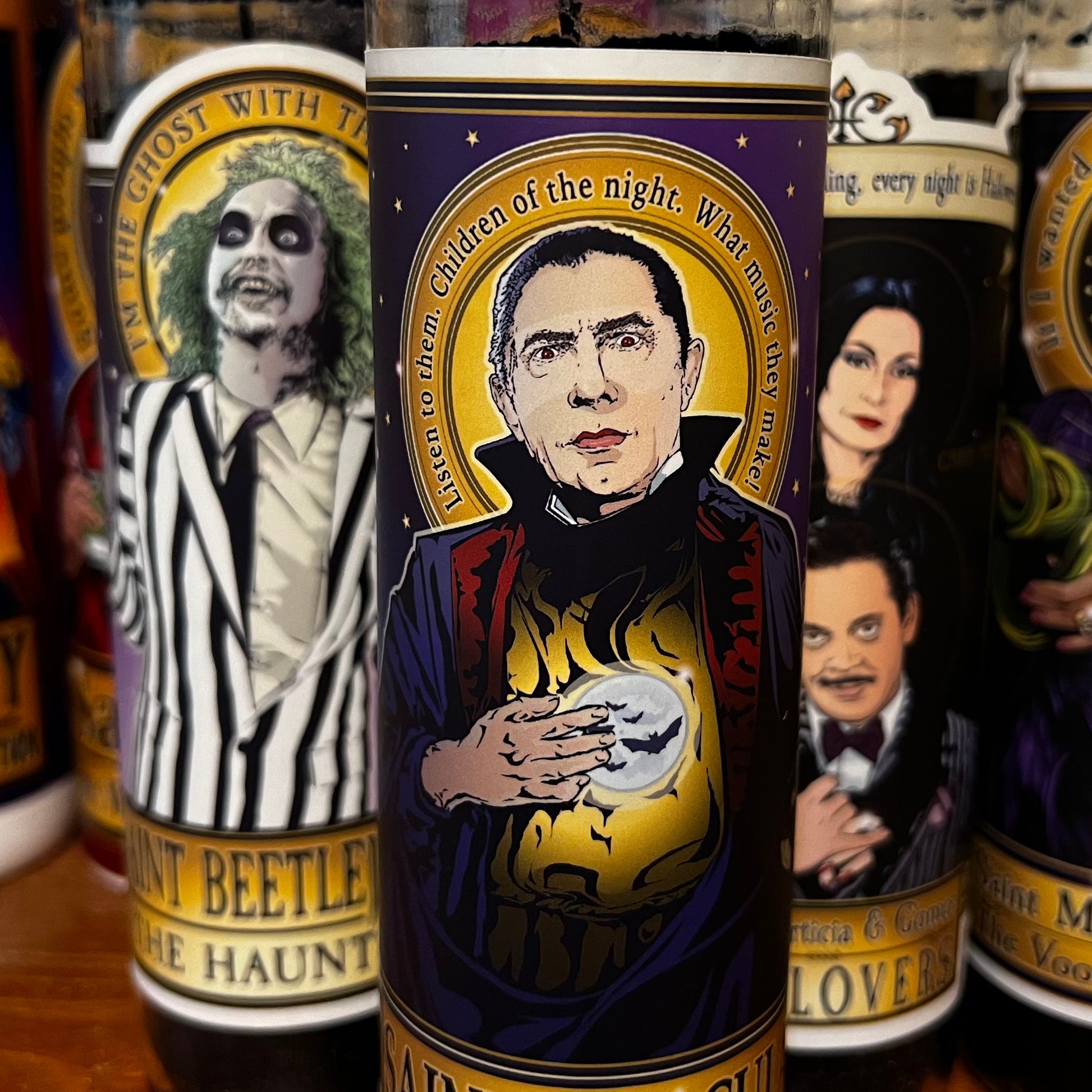 Saint Dracula Prince of Darkness Candle Cleaverandblade.com