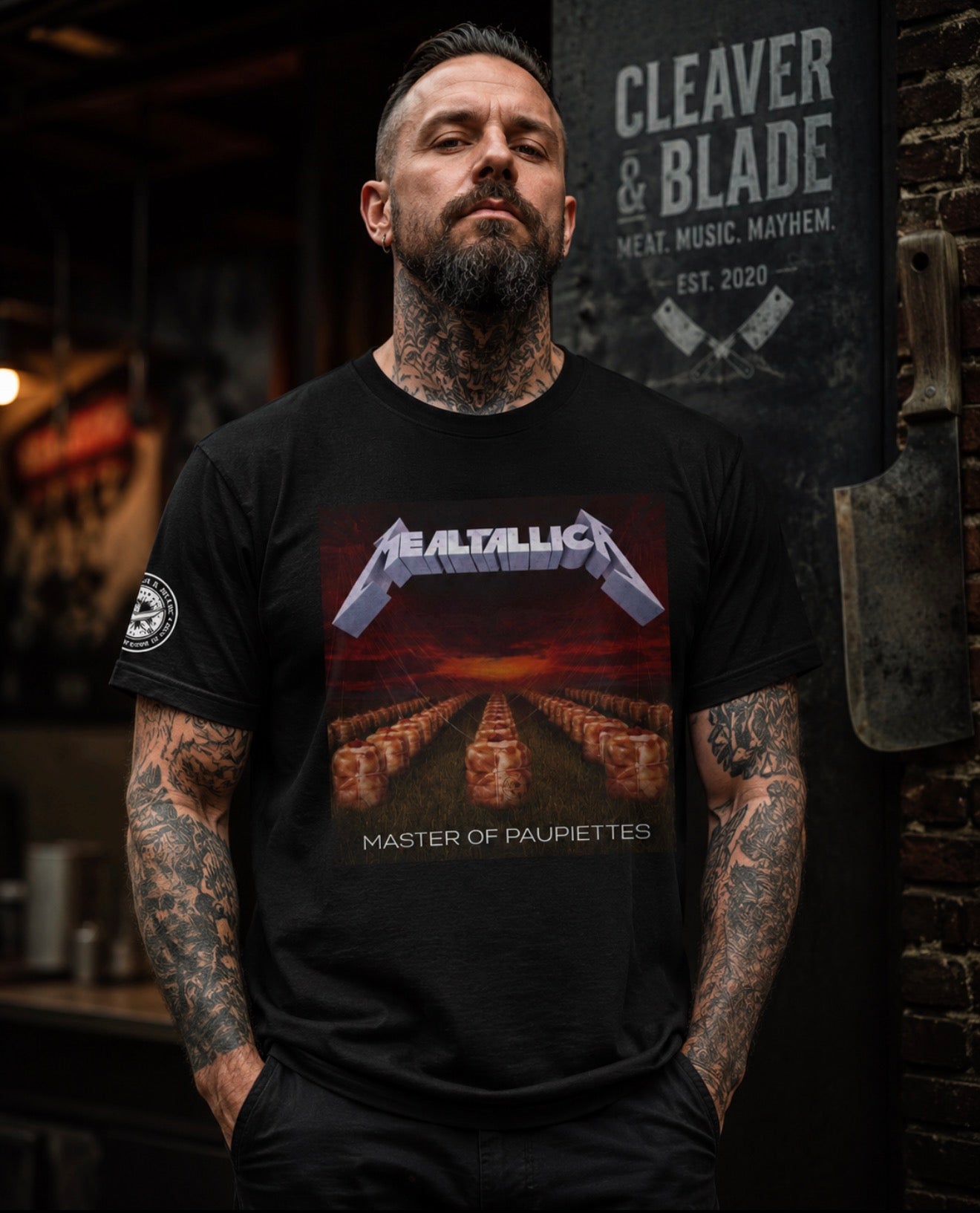Cleaver & Blade™ "Mealtallica" T-Shirt