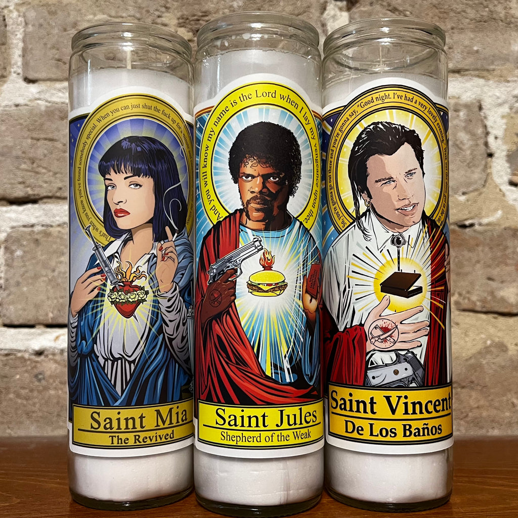 Saint Jules Shepherd of the Weak Candle Cleaverandblade.com