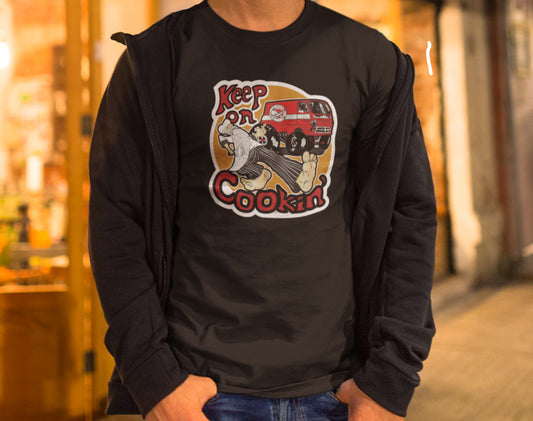 Keep on Cookin' T-Shirt Cleaverandblade.com
