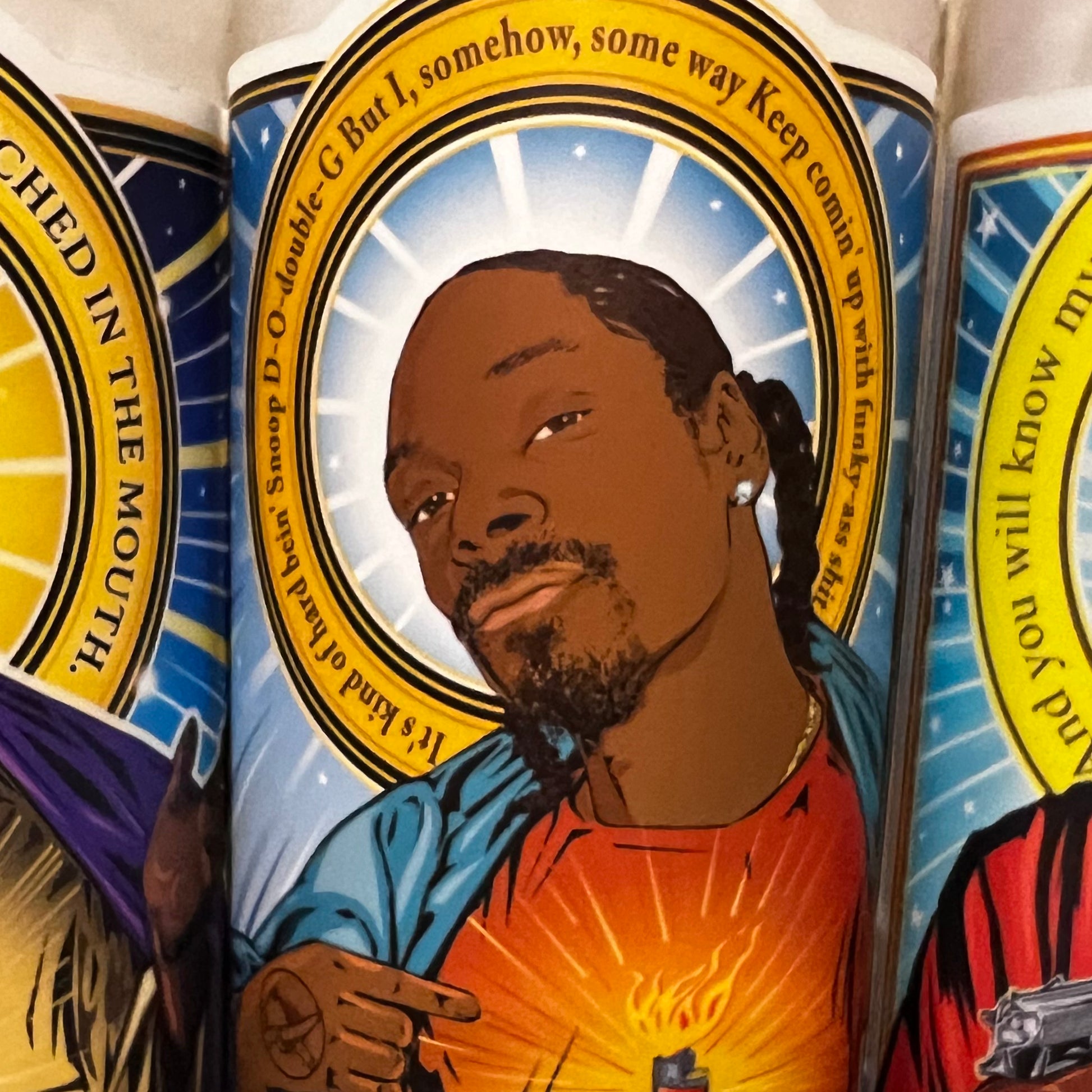 Saint Snoop-His Highness Candle Cleaverandblade.com