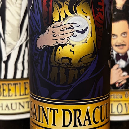 Saint Dracula Prince of Darkness Candle Cleaverandblade.com