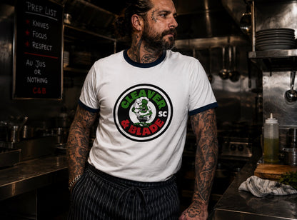 Cleaver & Blade™ "The Kitchen Gremlin" SC Ringer Tee