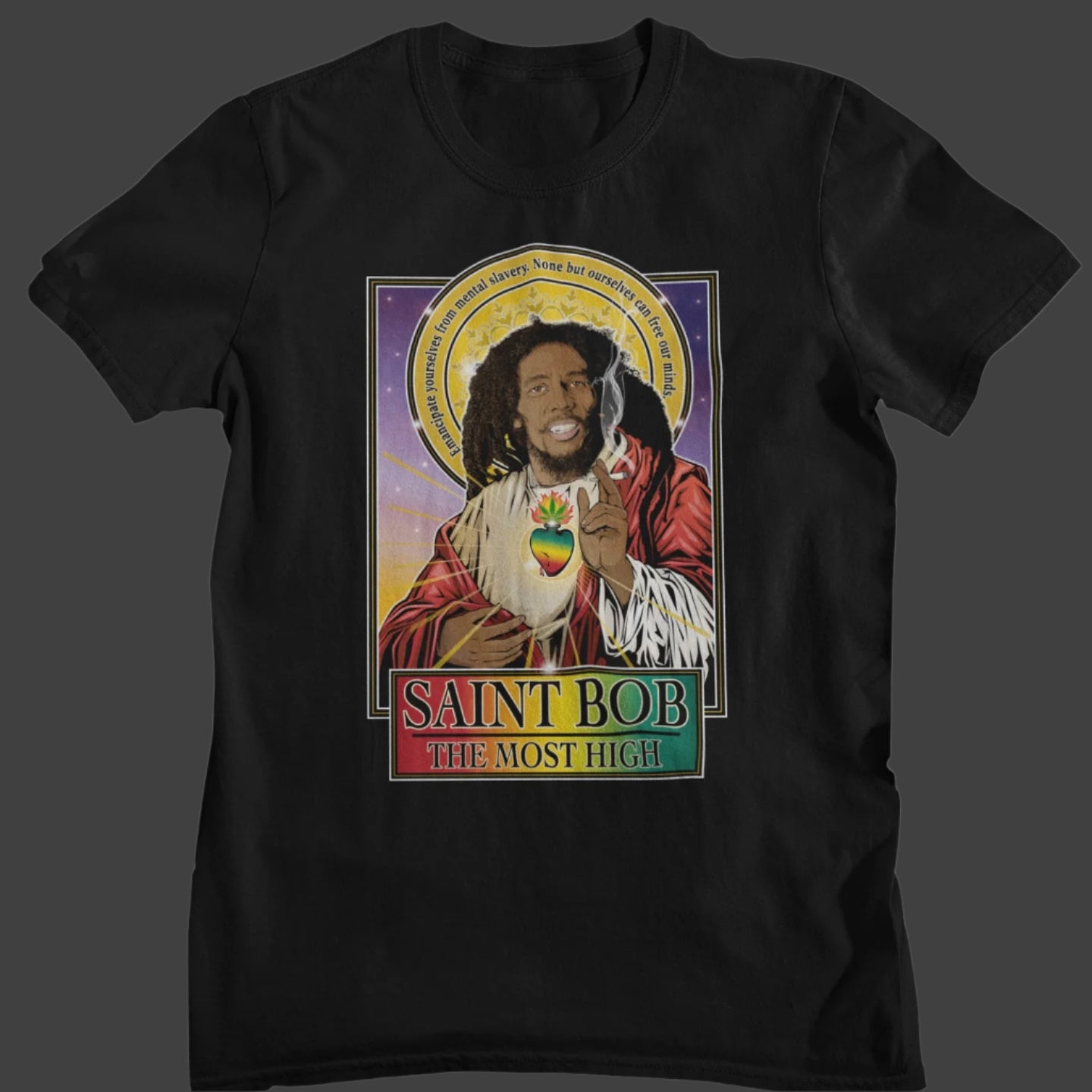 Saint Bob Marley T-Shirt Cleaverandblade.com