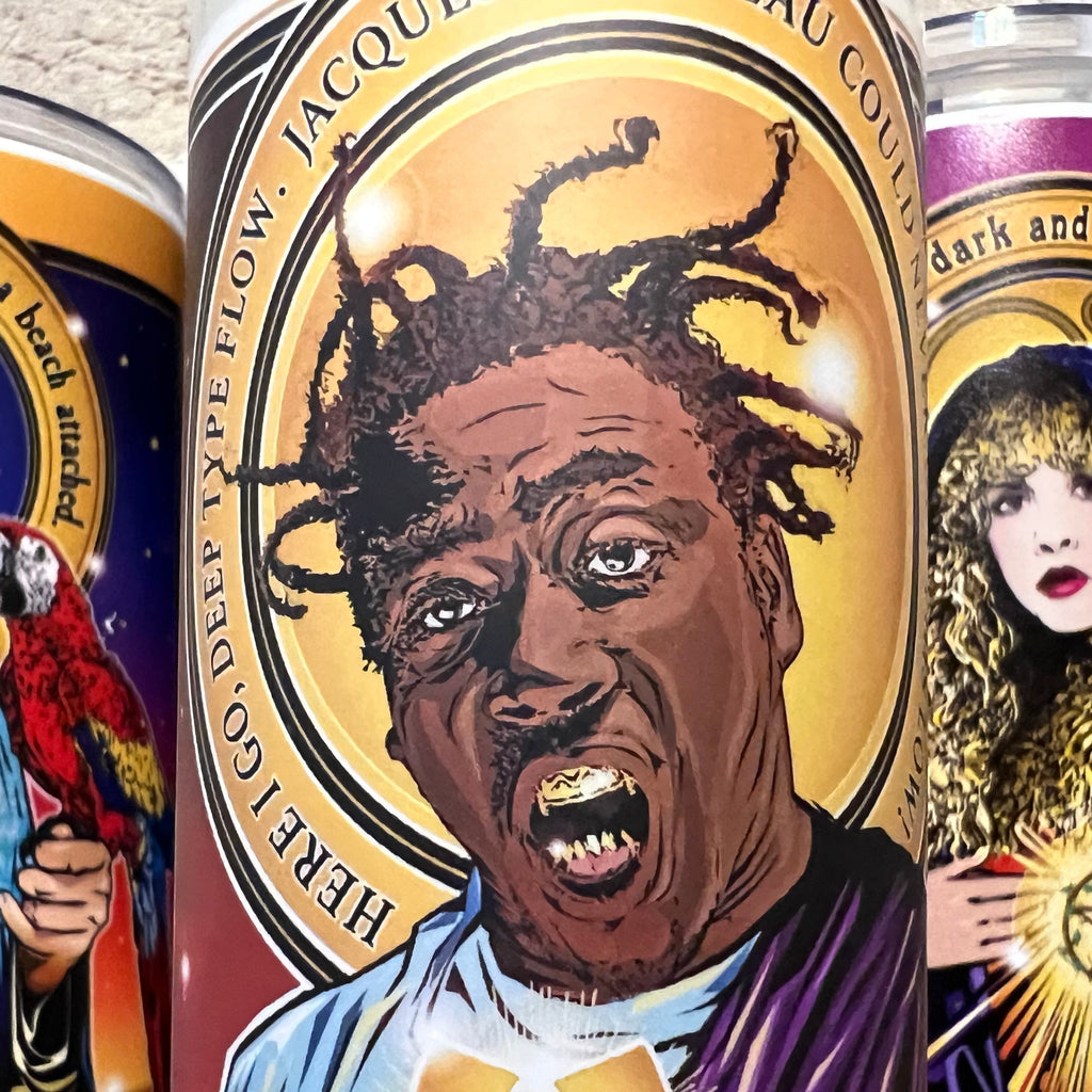 His Holiness Dirt McGirt Candle Cleaverandblade.com