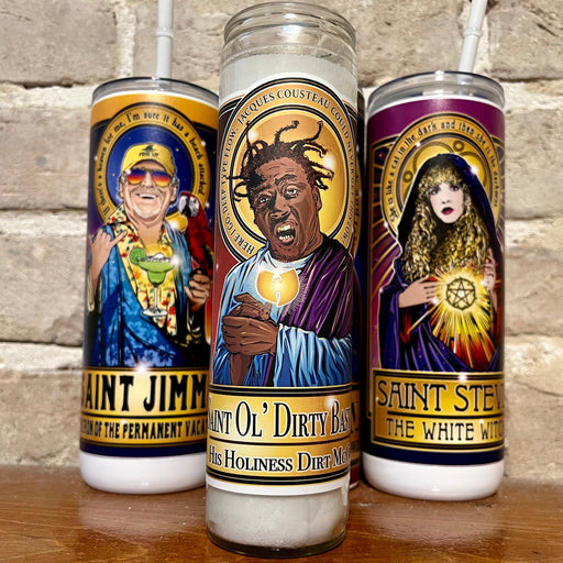 His Holiness Dirt McGirt Candle Cleaverandblade.com