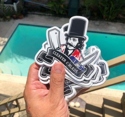 I am the Butcher Sticker Cleaverandblade.com
