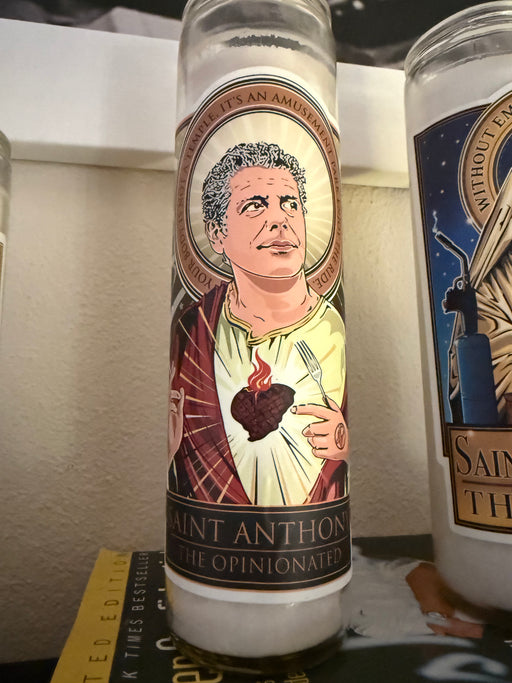 Cleaver & Blade™ “The Gospel of Anthony Bourdain Prayer Candle” 🕯️