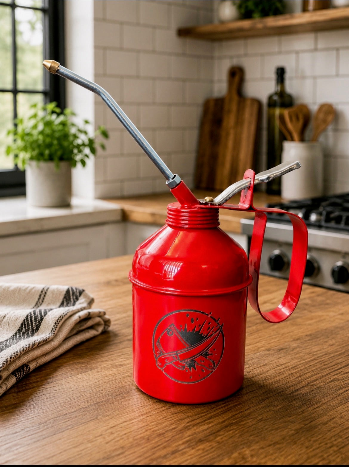 CLEAVER & BLADE™ FOUNDRY SERIES

Seasoning Oiler – Flexible Spout Edition