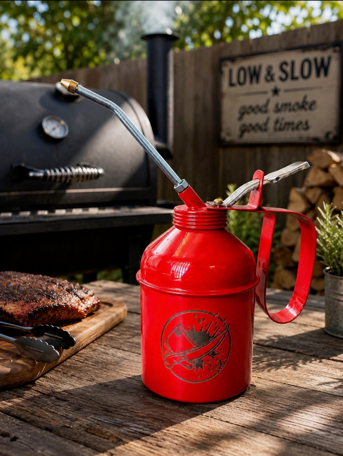 CLEAVER & BLADE™ FOUNDRY SERIES

Seasoning Oiler – Flexible Spout Edition
