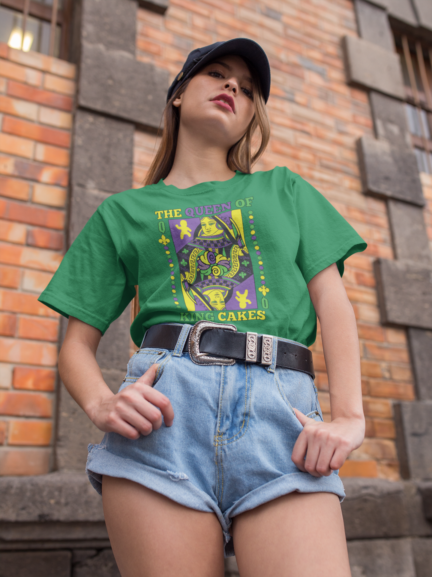 The Queen of King Cakes T-Shirt Cleaverandblade.com