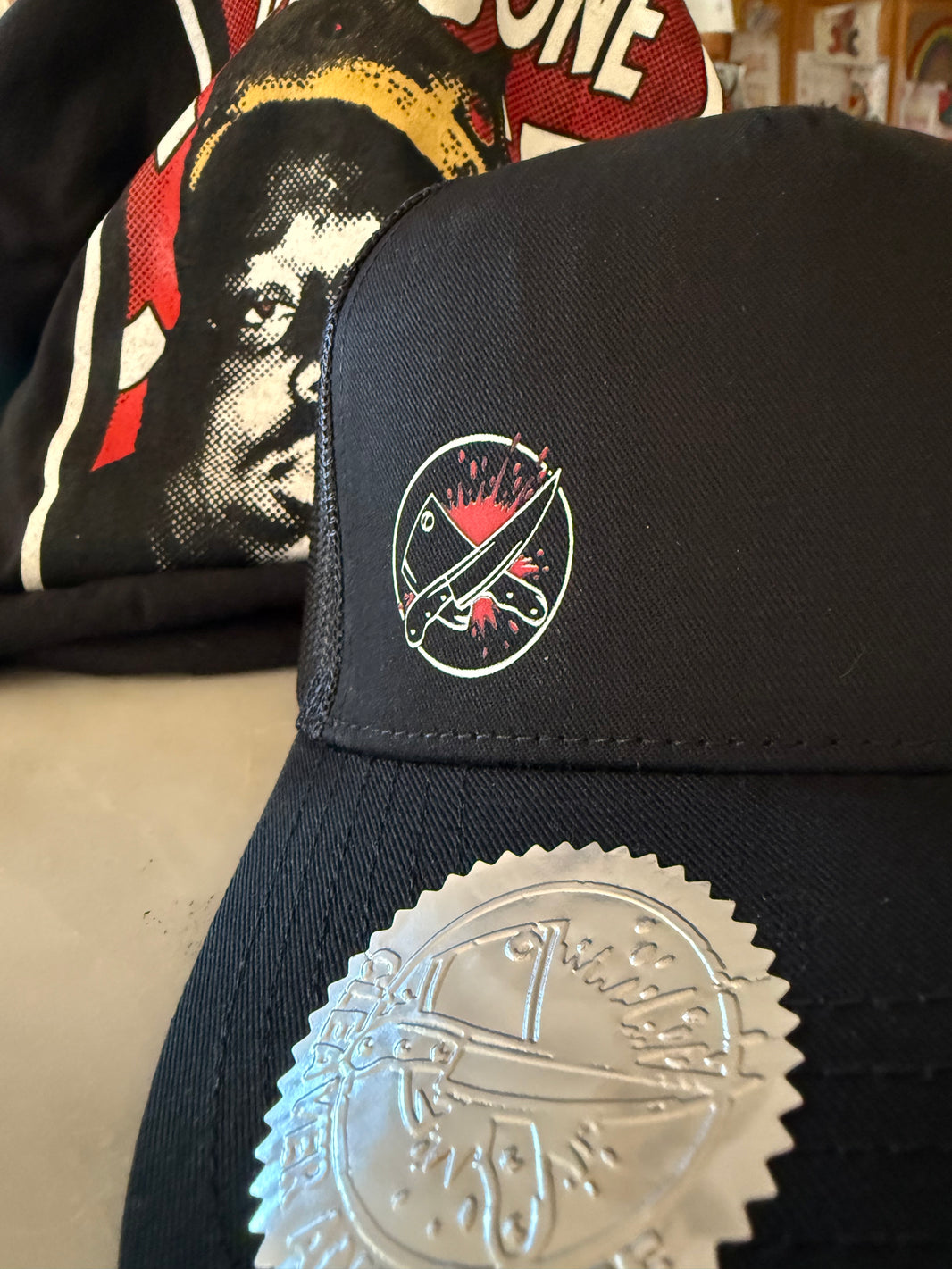 image Cleaver and Blade Bloodline Trucker Hat