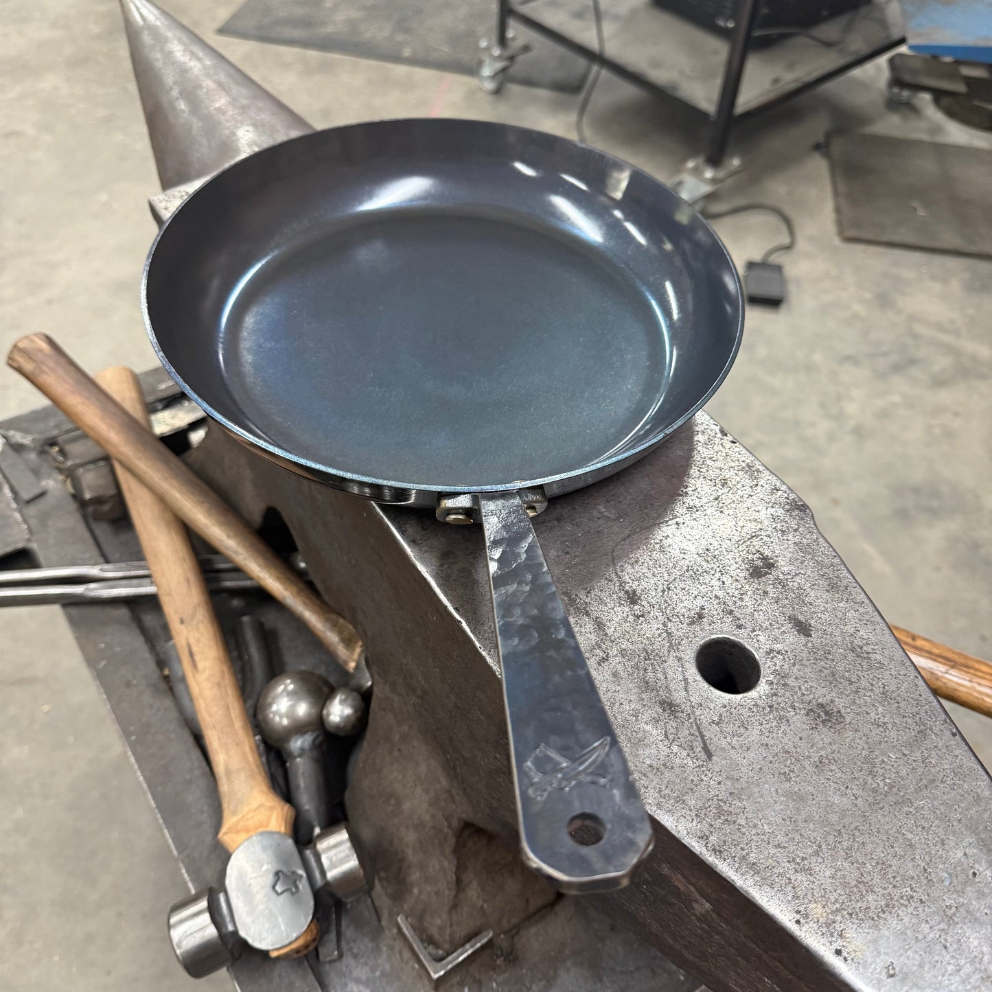 The Cleaver and Blade carbon skillet