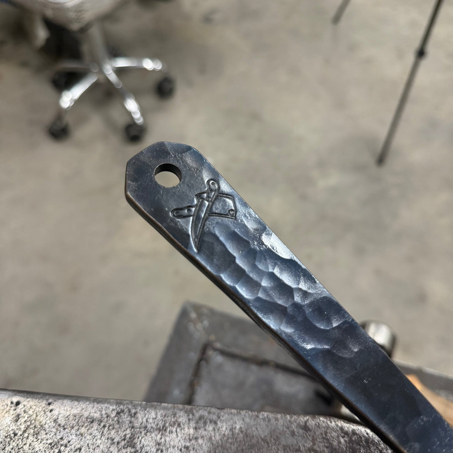 The Cleaver and Blade carbon skillet