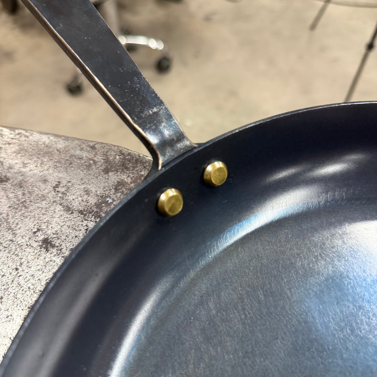 The Cleaver and Blade carbon skillet