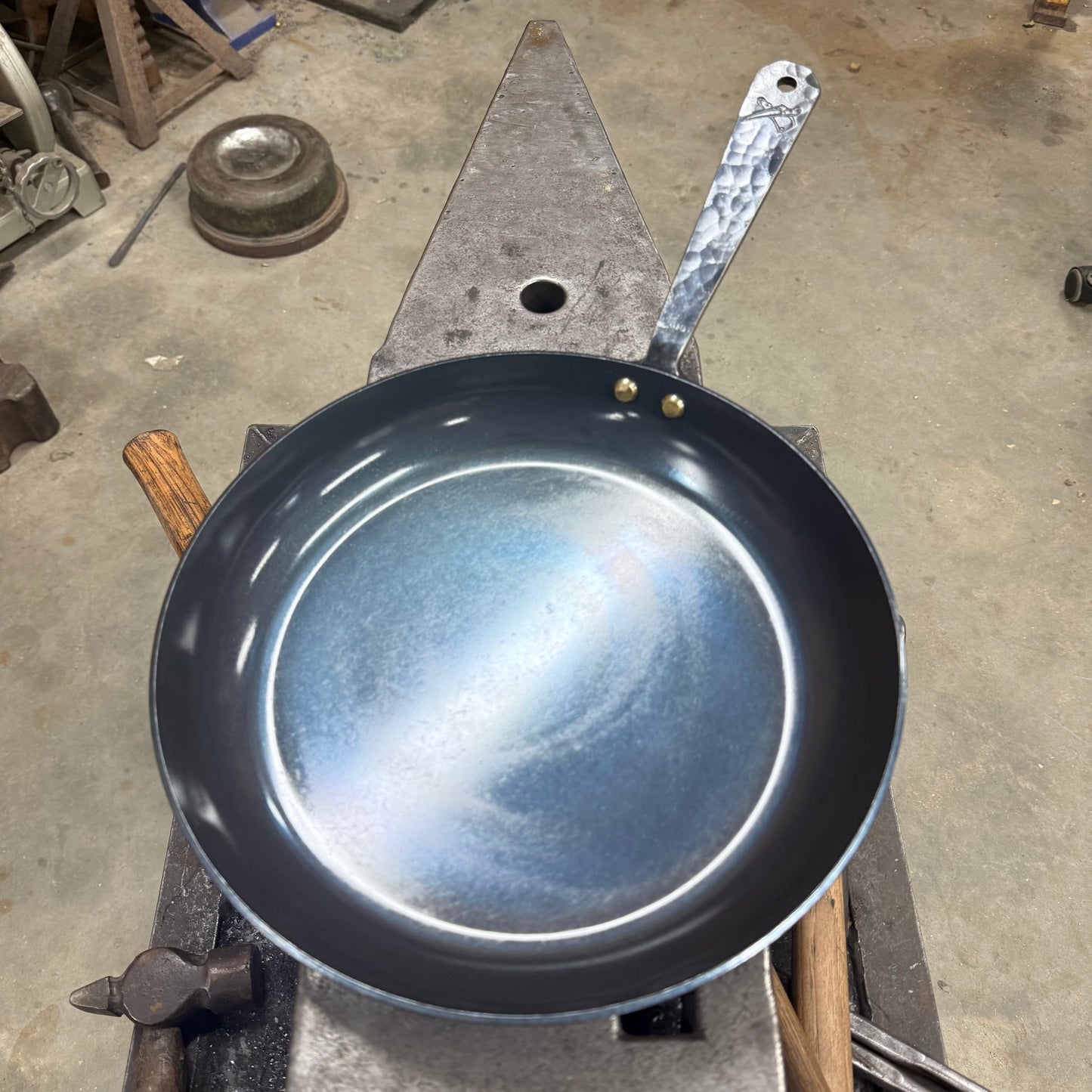 The Cleaver and Blade carbon skillet