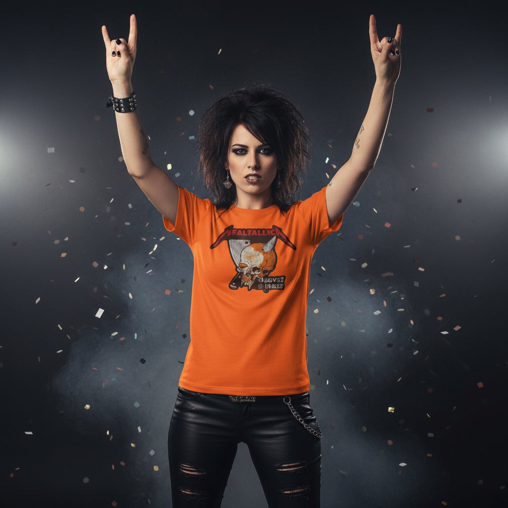 Metal Skull Tee — Real Tallica Graphic T-Shirt