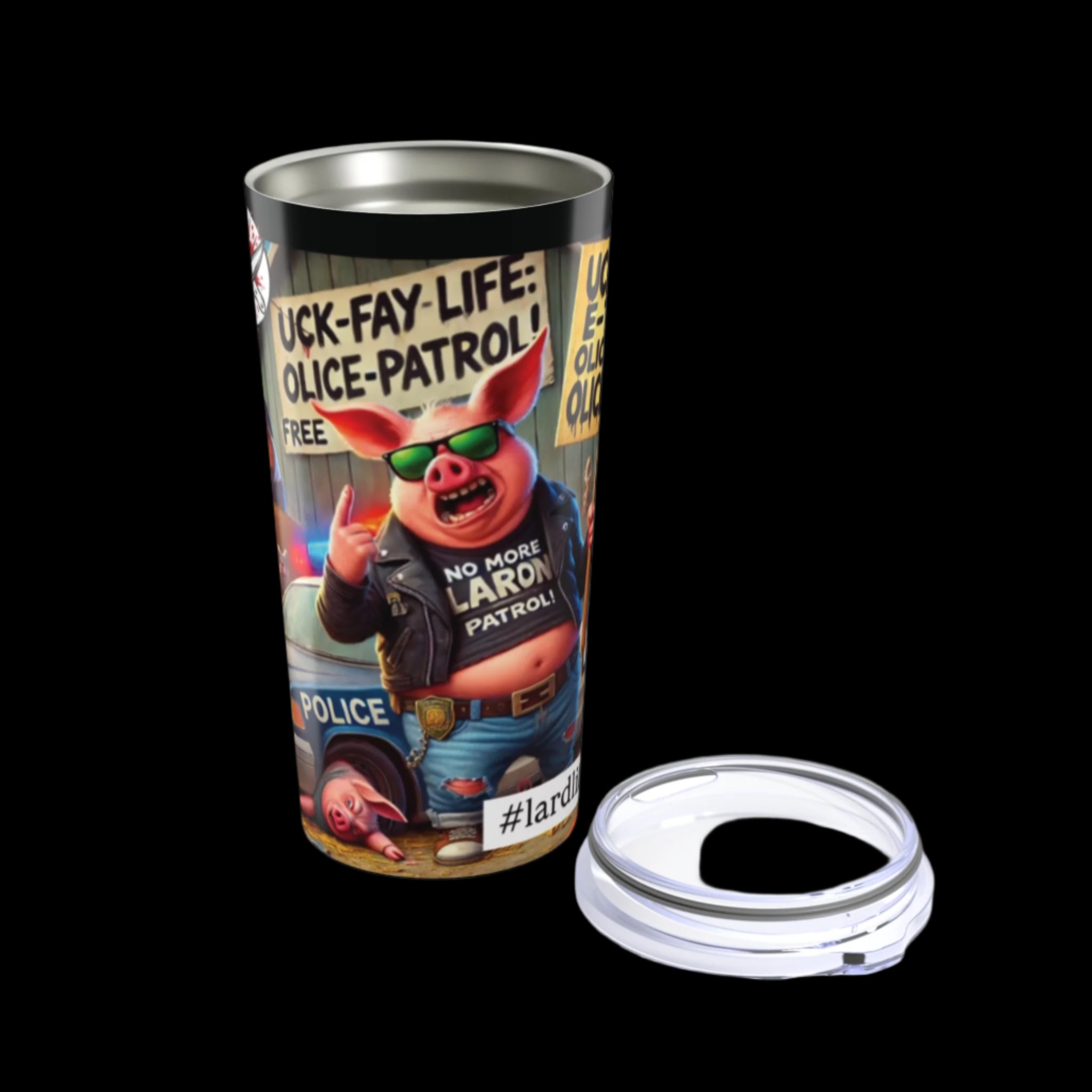 Pig Latin NWA Style Lard Life Tumbler