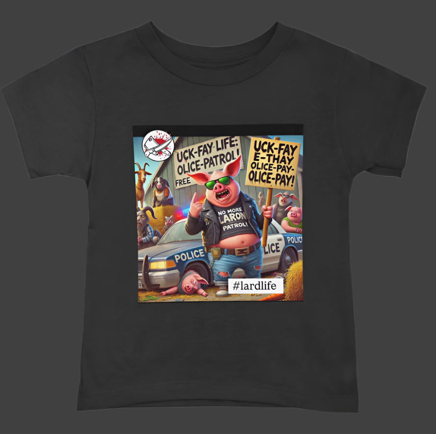 Cleaver & Blade™ Pig Latin Lard Life T-Shirt