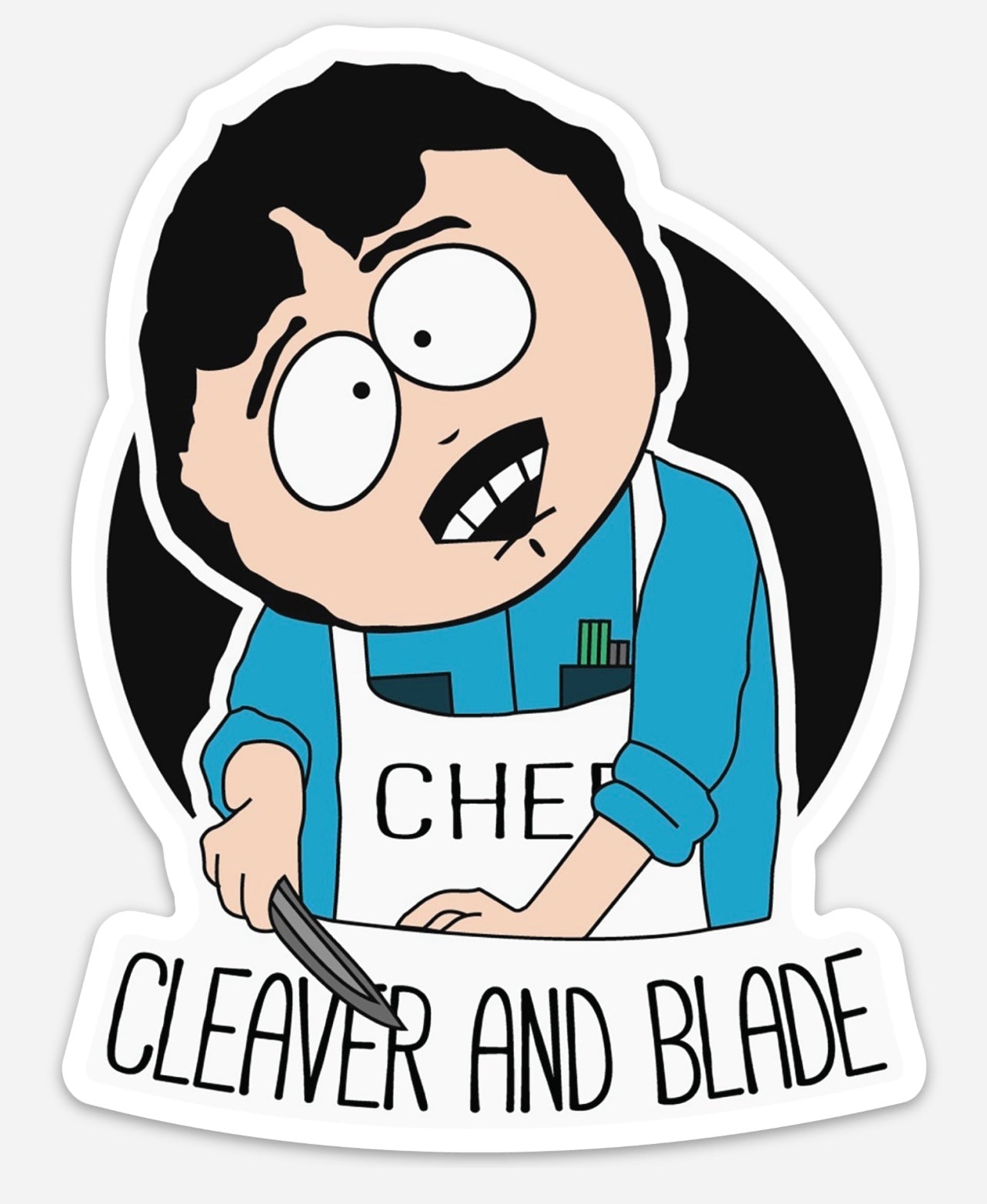 Randy Sticker Cleaverandblade.com