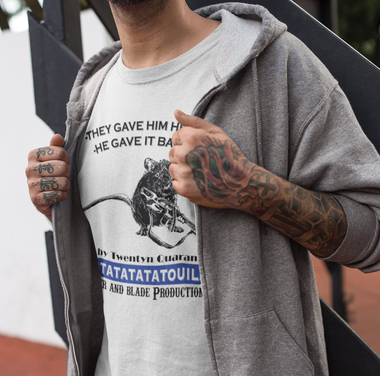 Rat T-Shirt Cleaverandblade.com