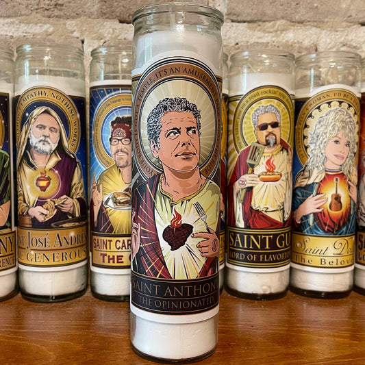 Saint Anthony The Opinionated Candle Cleaverandblade.com
