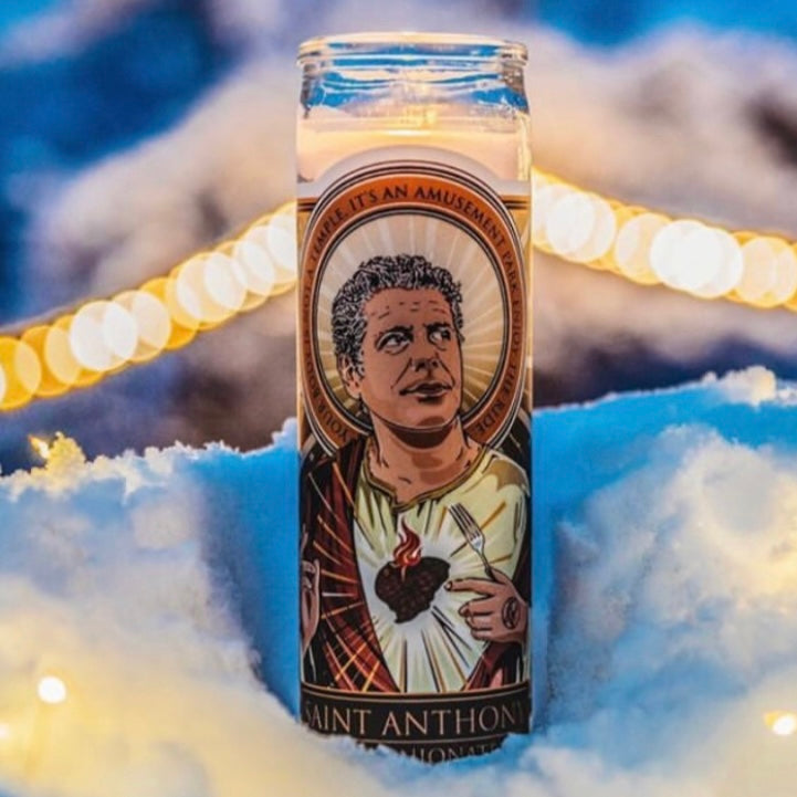 Saint Anthony The Opinionated Candle Cleaverandblade.com