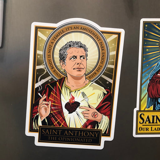 Saint Anthony The Opinionated Magnet Cleaverandblade.com