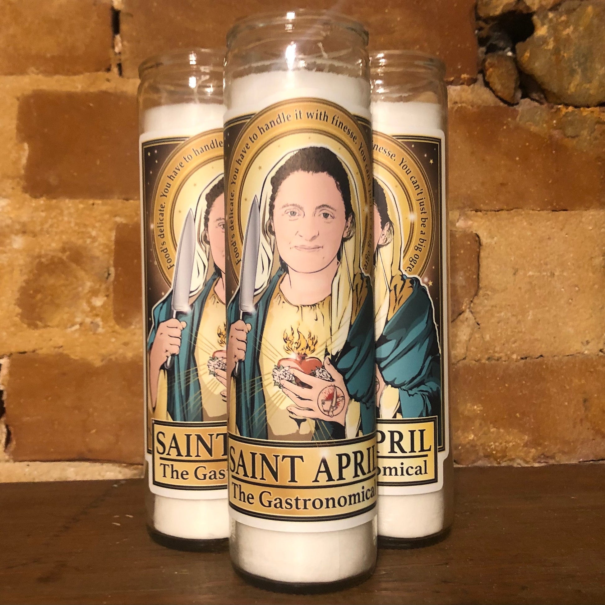 Saint April The Gastronomical Candle Cleaverandblade.com