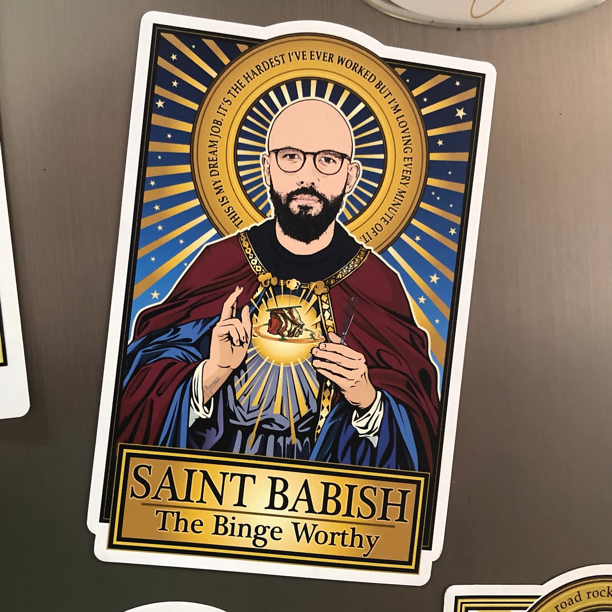 Saint Babish The Binge Worthy Magnet Cleaverandblade.com