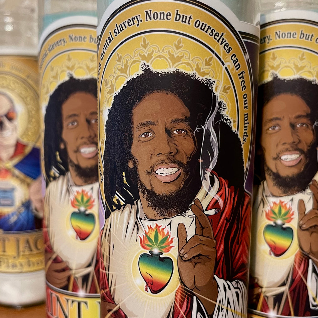 Saint Bob The Most High Candle Cleaverandblade.com