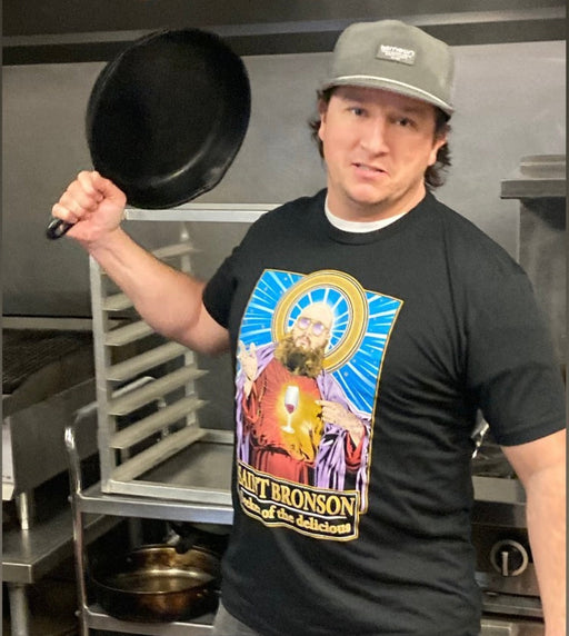 Saint Bronson Seeker of the Delicious NY T-Shirt Cleaverandblade.com