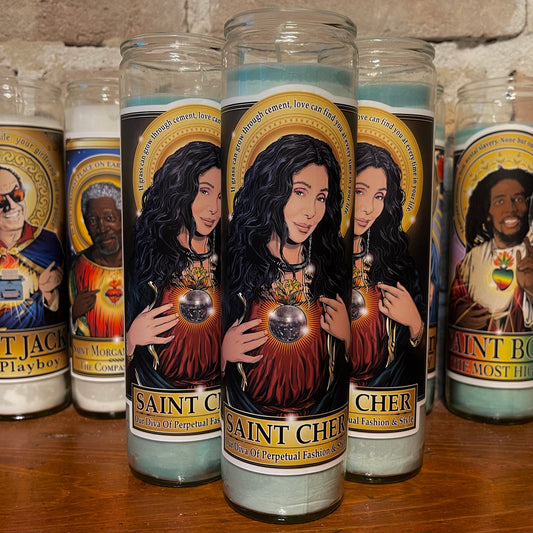 Saint Cher Candle Cleaverandblade.com