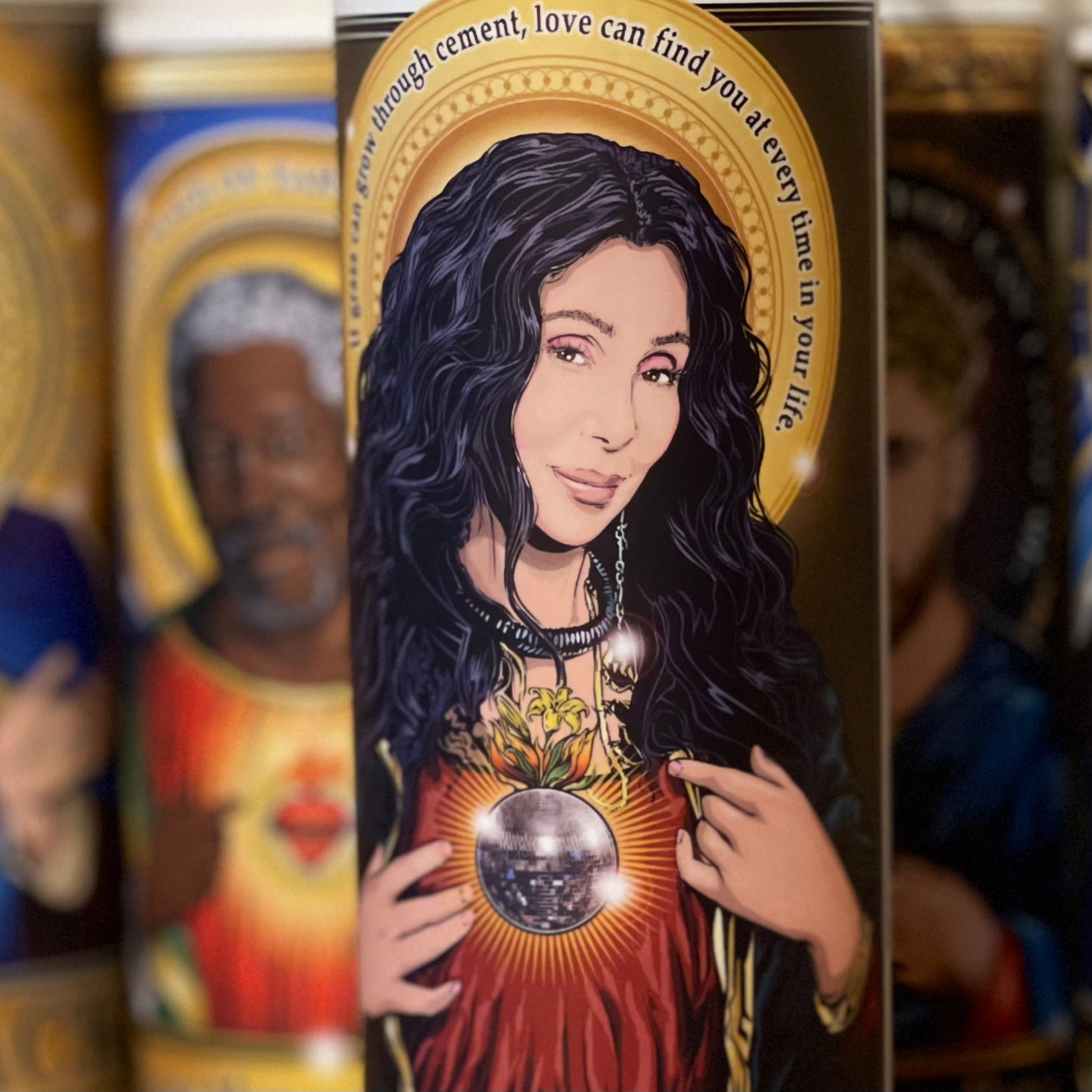 Saint Cher Candle Cleaverandblade.com