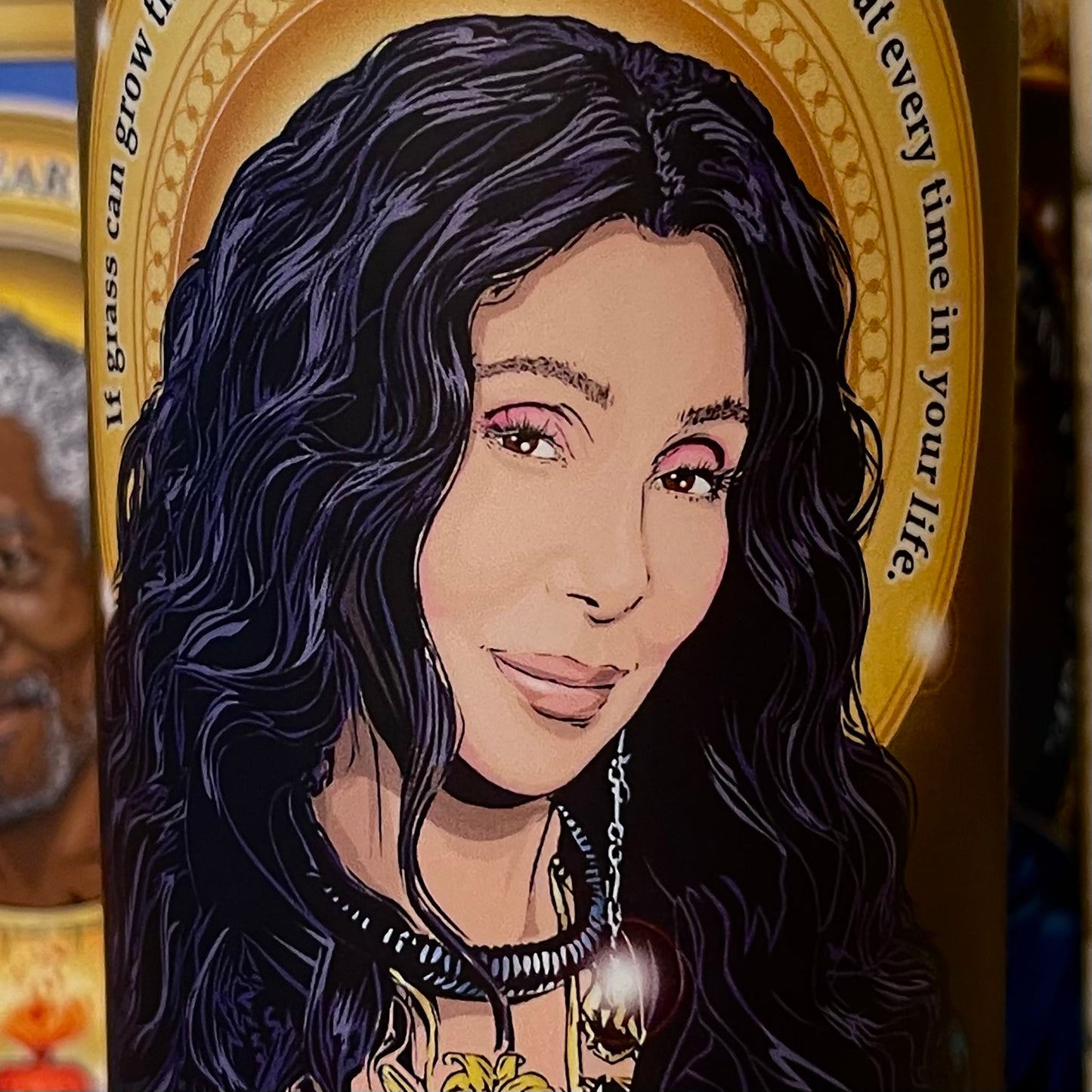 Saint Cher Candle Cleaverandblade.com