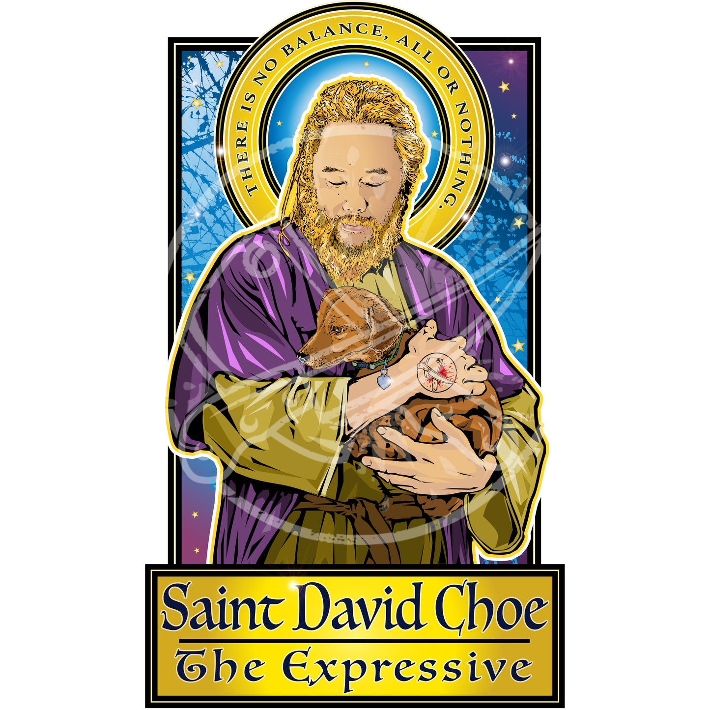 Saint David Choe The Expressive Poster Cleaverandblade.com