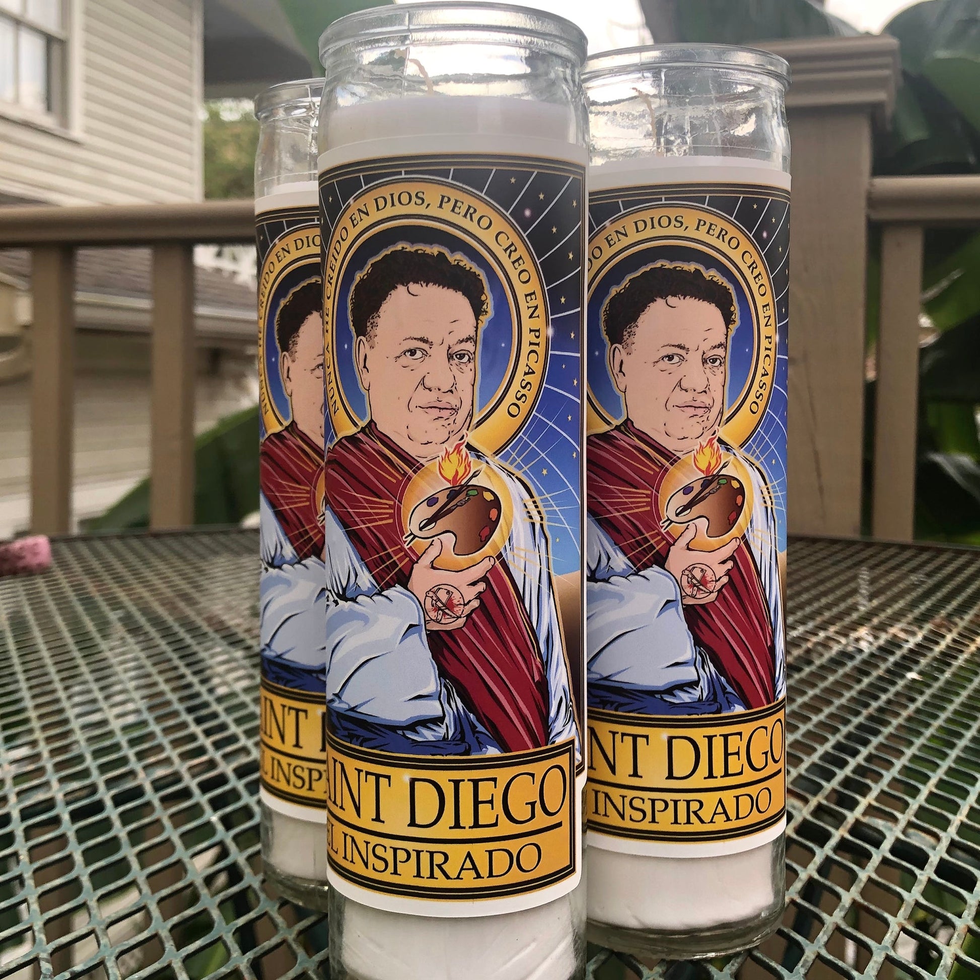 Saint Diego El Inspirado Candle Cleaverandblade.com