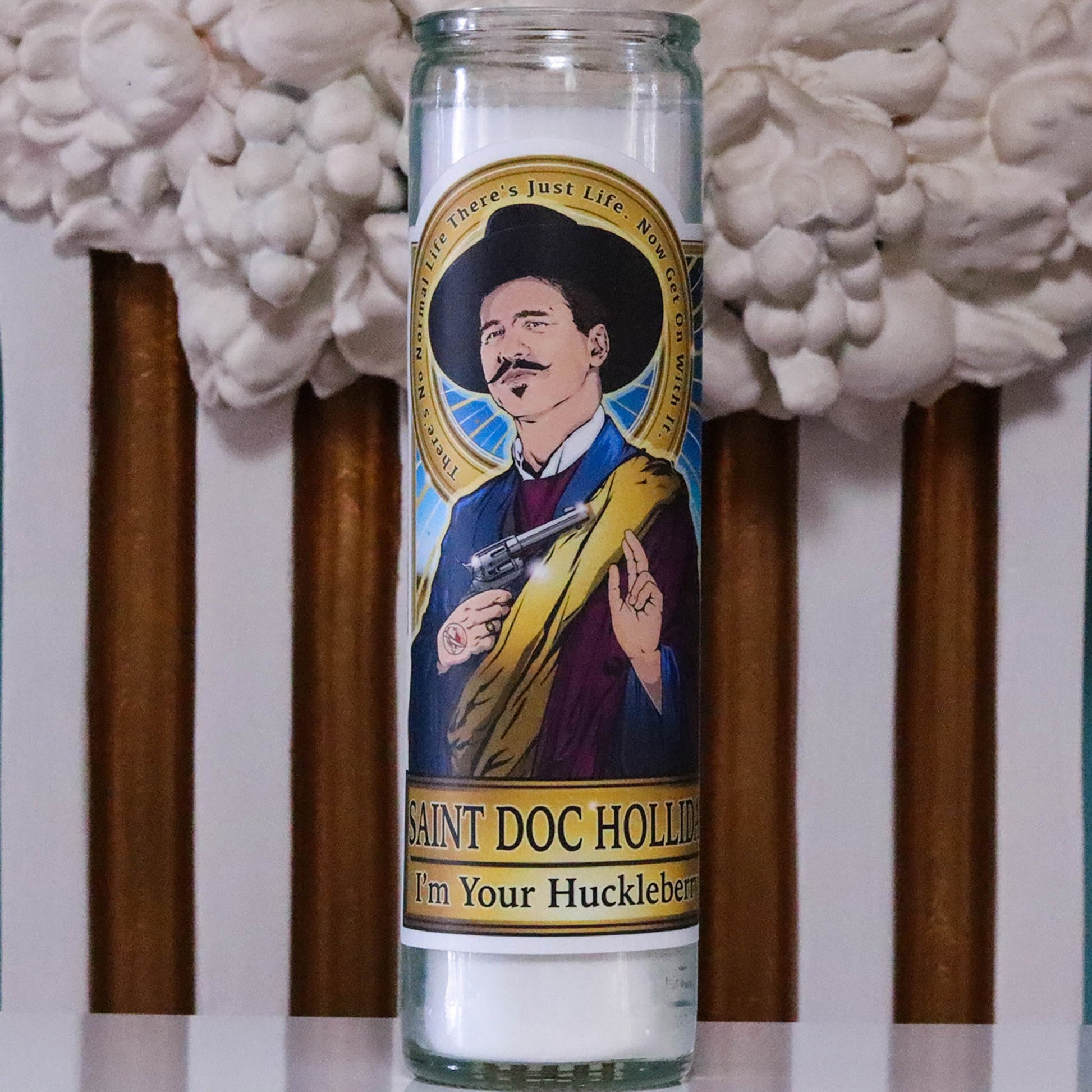 Saint Doc Holliday Candle Cleaverandblade.com