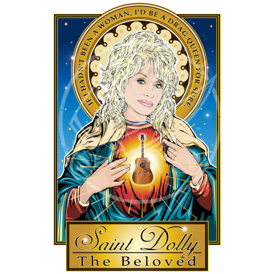 Saint Dolly The Beloved Poster Cleaverandblade.com
