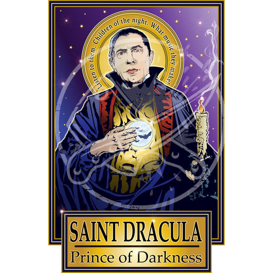 Saint Dracula Prince of Darkness  Poster Cleaverandblade.com