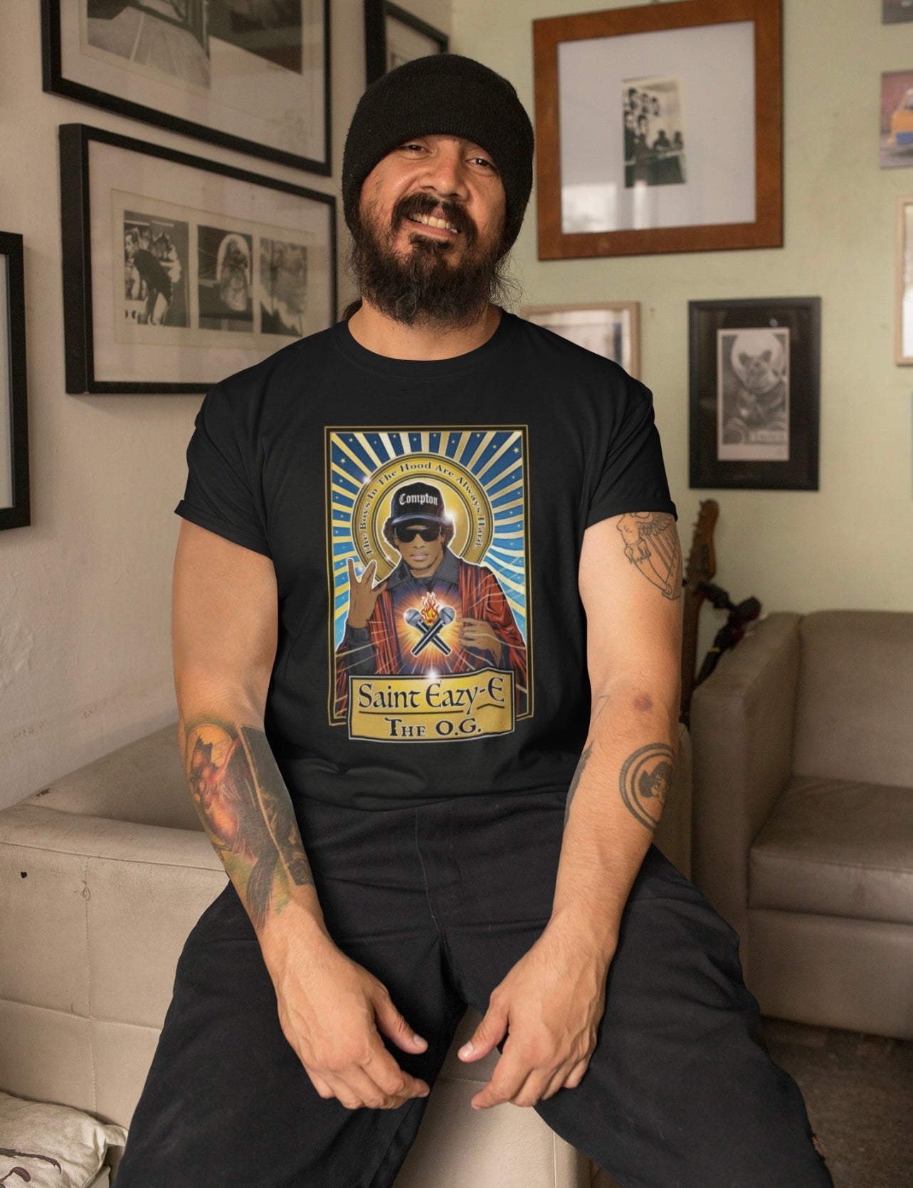 Saint Eazy-E T-Shirt Cleaverandblade.com