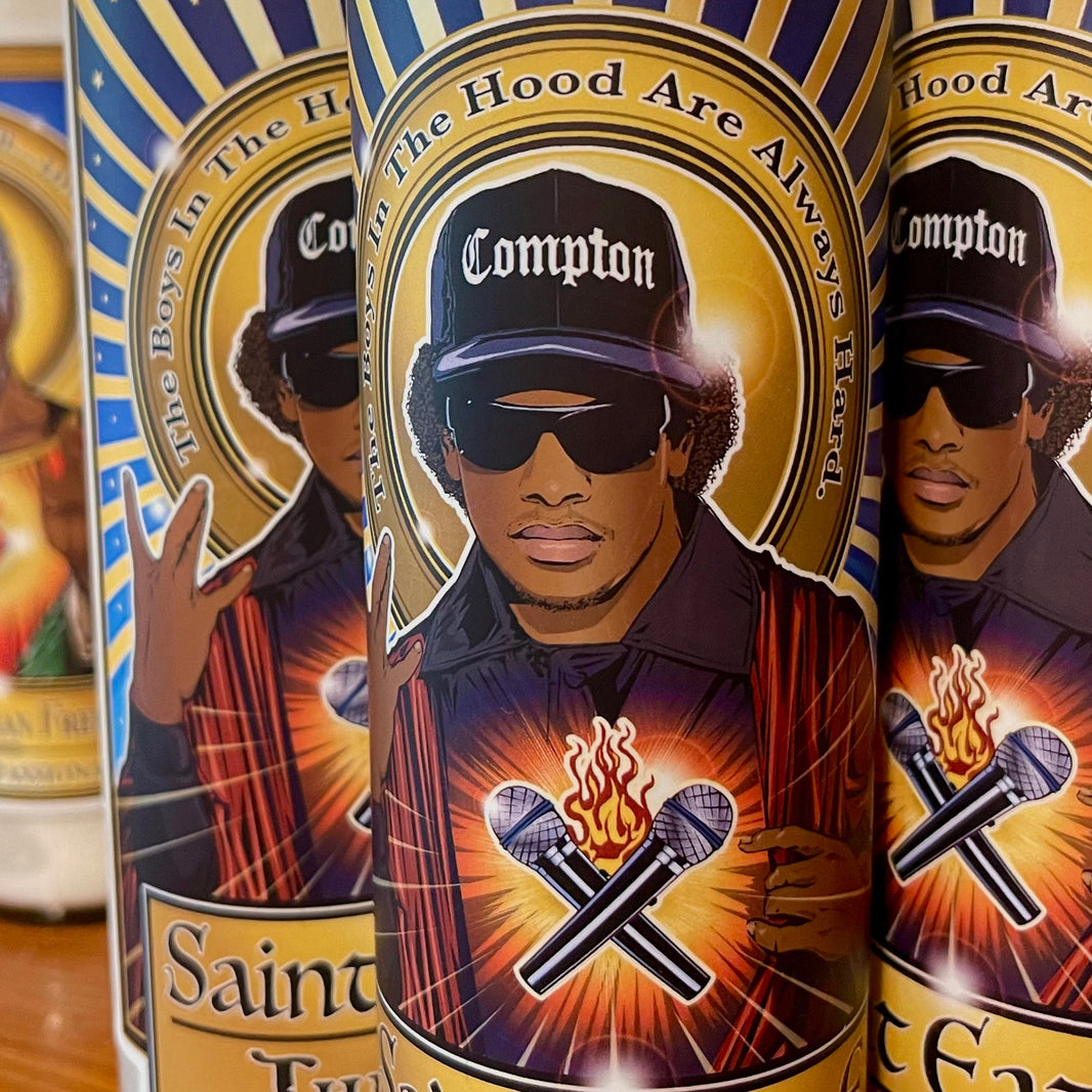 image Saint Eazy-E The OG Candle Cleaverandblade.com