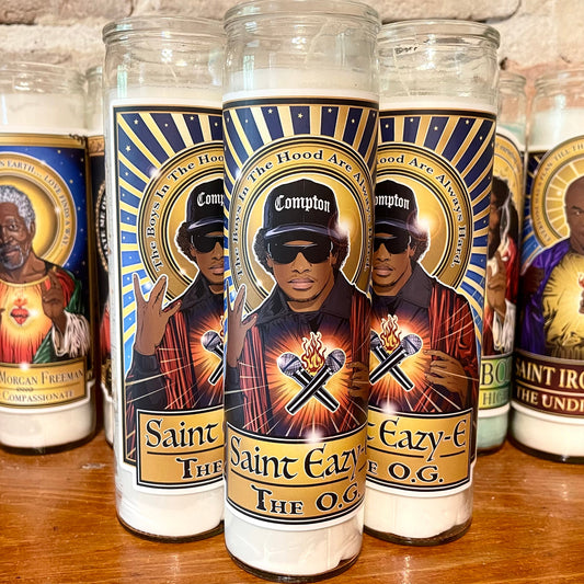 Saint Eazy-E The OG Candle Cleaverandblade.com
